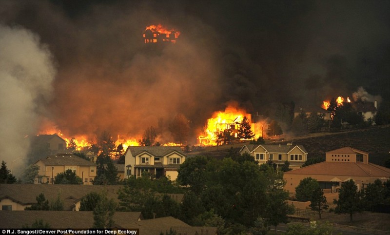 8 - Πυρκαγιά μαίνεται στο Κολοράντο,τα αυξημένα συμβάντα τρομερών πυρκαγιών είναι αποτέλεσμα της κλιματικής αλλαγής.